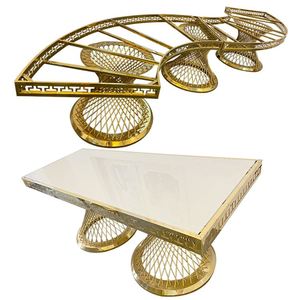 Mesa de comedor giratoria de madera maciza con acabado de mármol, mesa de comedor giratoria de madera de roble con espejo lateral con diseño de <span class=keywords><strong>Lazy</strong></span> <span class=keywords><strong>Susan</strong></span> - Product Image 4