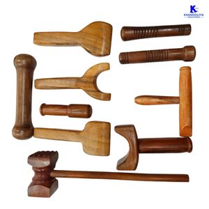 Juego de Herramientas de Madera para Quiropráctica K-Star KCTIO, 10 Piezas, Herramientas Profesionales para Ajuste Quiropráctico y Acupresión - Product Image 1