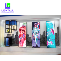 Wifi 4g Contrôle P3 P2.5 Affichage Numérique Intérieur Led Miroir Totem Au Sol Publicité Debout Led Affiche Écran