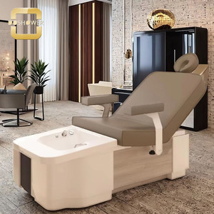 Sistema di massaggio senza tubazioni Pedicure tavolo Shampoo per acqua grigia circolazione Pedicure Shampoo Spa di Shampoo elettrico Pedi - Product Image 5