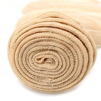 Perruque en cheveux brésiliens Remy Waterwave, tissée à la main, double trame, traitée à l'acide, extensions lisses comme des baguettes pour tressage