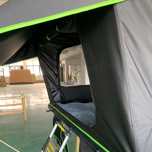 HOTO Hardshell tente de <span class=keywords><strong>toit</strong></span> pliante voiture RTT Glamping camping boîte en aluminium tente de <span class=keywords><strong>toit</strong></span> pour 4x4 tout-terrain - Product Image 4
