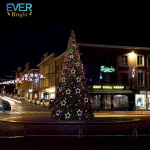 commercial 5m 10m 15m 20m outdoor giant Christmas tree with lights IP68