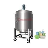 Machine mélangeuse-agitateur pour shampoing, liquide vaisselle, savon, avec moteur et capacité de broyage pour détergents liquides et produits chimiques