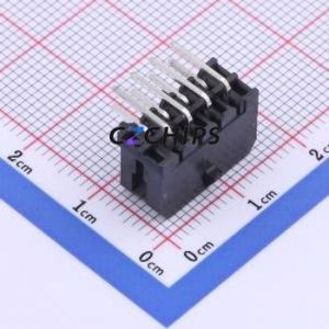HC-MX3.0-2*4AW Wire-to-Board Pin Header Bent Lead Through Hole,P=3mm Connector 2x4P 3mm Right Angle Insert Micro-Fit (MX 3.0) - Product Image 2