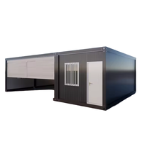 Maisons conteneurs extensibles de luxe 40 pieds Maison préfabriquée chinoise bon marché avec garage pour usages multiples