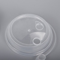 Vente en gros Couvercle en plastique jetable étanche pour thé au lait café glacé Couvercles de gobelets en plastique jetables