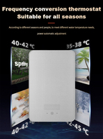 Pemanas Air Instan IPX4 8.8KW Listrik Tanpa Tangki Layar LED Digital Kontrol Sentuh Perlindungan Terhadap Panas Berlebih Hemat Energi