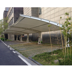 Cochera Prefabricada Ignífuga con Estructura Tensada de PVC, Cubierta para Estacionamiento de Autos - Product Image 2