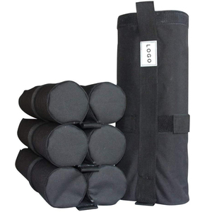 Custom 600D Sandbag Weights Sand Bag Leg Weights for <b>Pop</b> <b>up</b> Canopy <b>Tent</b> 4 Pcs-Pack Strong Quality Black Sandbags - Product Image 3