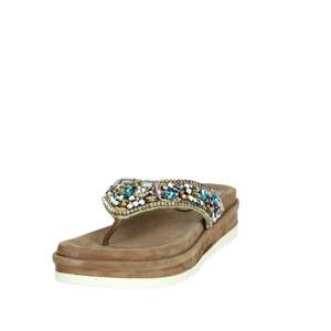 Sandalias de Plataforma Cinzia Soft Donna Infradito Taupe para Mujer, con Tacón - Product Image 5