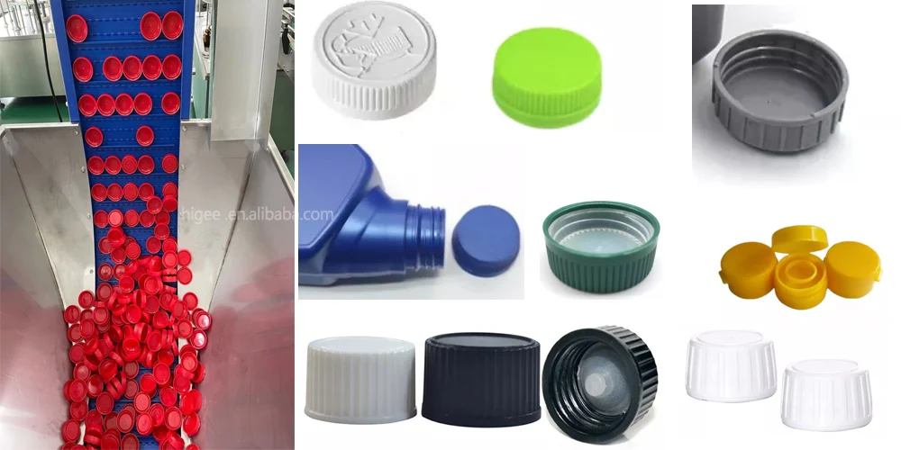 Machine de capsulage de pot en plastique pour la machine de capsulage de détergent de blanchisserie de savon de liquide de lave-vaisselle de shampooing