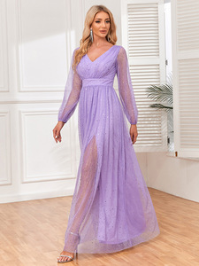 blue dress for baby girl Designer Two Pieces Mother of The Bride Suit Chiffon Scoop Half Sleeve Bridesmaid Dresses with Ruffles main image 0