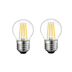 La mejor calidad LED filamento luz corriente constante Alambre de tungsteno G45 bombilla Edison bombilla decorativa creativa