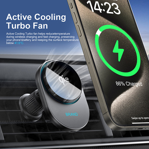 Caricabatterie Wireless Qi2 per Auto con Ventilazione e Ricarica Orizzontale/Verticale per <span class=keywords><strong>Apple</strong></span> e Android - Product Image 6