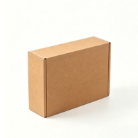 Boîte d'emballage en carton ondulé pliable écologique pour l'expédition par avion, boîte d'emballage pour chaussures