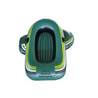 Bote Inflable de PVC para Dos Personas, Bote de Asalto Reforzado de 1.75m, Resistente al Desgaste y Seguro