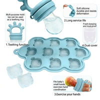 Ensemble de vaisselle pour enfants en silicone de qualité alimentaire, comprenant une assiette à ventouse, un bol, une cuillère, une tasse et un bavoir pour l'alimentation des bébés