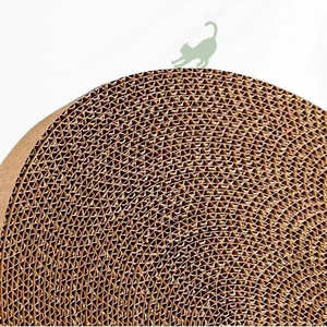 Beli bantalan penggaruk kucing bentuk L, papan garuk kucing dalam ruangan - Product Image 1