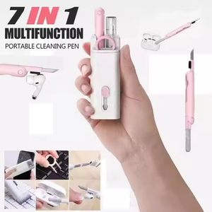 Kit de nettoyage multifonctionnel 7 en 1 pour stylo, casque, clavier, téléphone, ordinateur, produits numériques, avec brosse douce - Product Image 2