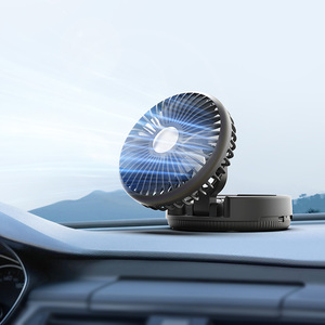 Portable Mini Car <b>Fan</b> Desktop <b>Fan</b> Rechargeable Cooling <b>Fan</b> Single <b>Head</b> Foldable Small <b>Fan</b> with Li-battery 2000 Mah Car Dashboard - Product Image 1