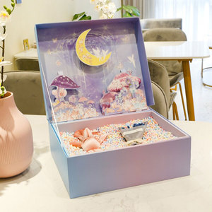 Luxurious 3D Stereoscopic Carving Magnetic <b>Empty</b> Mubarak Eid Ramadan Kids <b>Gift</b> <b>Box</b> Ramadan Kareem <b>Box</b> - Product Image 6