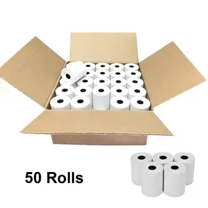 Blank White Thermal Paper 57x40mm Till Rolls Good Quality Thermal Paper Roll
