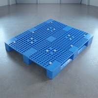 Palette en plastique HDPE robuste de type Euro, palette en plastique hygiénique, palette en plastique pour stockage en entrepôt, fabricant de palettes en plastique