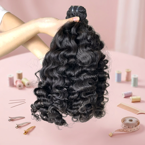 Extensiones de Cabello Rizado al Vapor Virgen Remy, Precio al por Mayor, Extensiones de Cabello Rizado Birmano, Gran Stock Listo para Enviar - Product Image 2