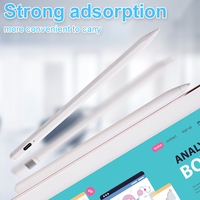 Pena Stylus aktif sistem ganda, pena stylus aktif penolakan telapak tangan untuk Apple Pencil 2 mi pad 6 Stylus