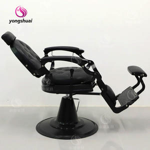 Modern Erkek Kuaför Koltuğu, <span class=keywords><strong>Salon</strong></span> Şekillendirme Berber Dükkanı Saç Salonu Koltuğu, Metal Malzemeli Güzellik Kuaför Koltuğu - Product Image 3