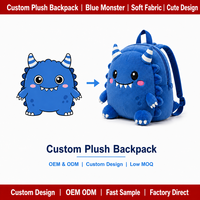Sac à dos en peluche personnalisé, sac à dos pour enfants en peluche, sac d'école en peluche, conception personnalisée OEM ODM, sac à dos en peluche pour enfants, cadeaux