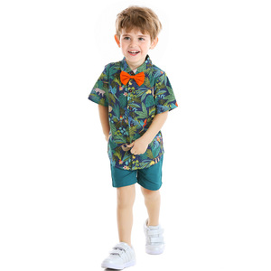 Ensembles de vêtements pour enfants, vêtements d'été pour bébés, ensembles de shorts mignons pour garçons, prix de gros - Product Image 2