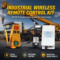 Control Remoto Inalámbrico Industrial de Largo Alcance de 2 Teclas para Grúa, Sistema de Automatización del Hogar