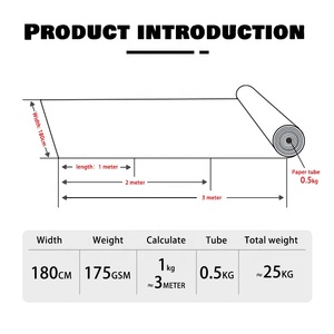 Vải thun dệt kim <span class=keywords><strong>100</strong></span>% <span class=keywords><strong>polyester</strong></span>, 175 gsm, nhuộm hai mặt, trơn, co giãn nhẹ, chất liệu áo thun thoải mái dành cho bé gái, bán buôn - Product Image 6