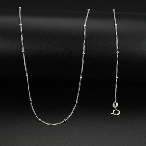 Collar de Cuentas de Plata de Ley 925 Kirin <span class=keywords><strong>Funky</strong></span> <span class=keywords><strong>Silver</strong></span>, Cadena Larga al por Mayor, Estilo Moderno Hipoalergénico - Product Image 1