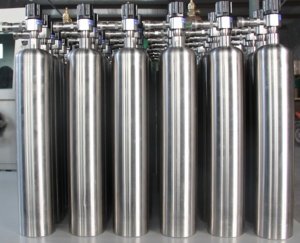 Metal Hydride Hydrogen Storage Cylinder Tank 750L Needle Valve Vehicle Mobile Car