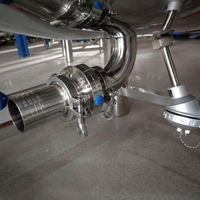 Vente flash : réservoir de mélange en acier inoxydable de 500 litres pour la fabrication de savon, cosmétiques, dentifrice, liquides, machine à mélanger le shampoing