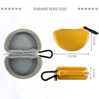 Mini étui de rangement pour écouteurs en EVA coloré et étanche avec écouteurs filaires et câble de données USB, fermeture à boucle pour les voyages