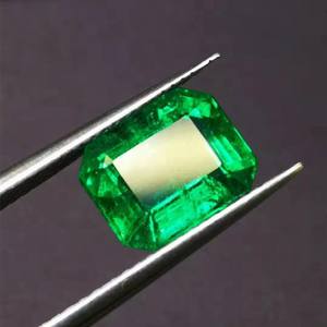 Di fascia alta da sposa fatto a mano della pietra preziosa dei monili di personalizzazione 5.205ct naturale vivido verde <span class=keywords><strong>smeraldo</strong></span> di pietra allentati - Product Image 3