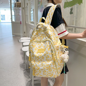 New Double-Shoulder Cross-Border Style Oyogi Style Cow Leopard Patterns Junior High <b>School</b> Students Lightweight Perfect <b>Backpack</b> - Product Image 3
