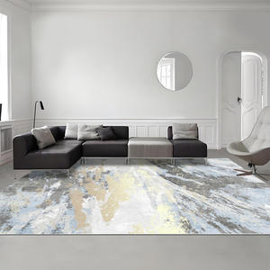 Tapis Rectangulaire Moderne Abstrait Italien Antidérapant Nettoyage Facile Lavable à l'Eau Été 2025 pour Salon Chambre Salle de Bain Entrée - Product Image 3