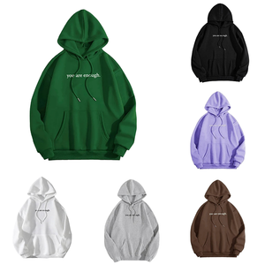 Sudadera con Capucha Extra Grande para Mujer, Transpirable, con Logotipo Personalizado Impreso, 100% Algodón, Manga Larga, Venta al Por Mayor - Product Image 1