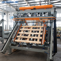Machine à clouer les palettes en bois semi-automatique à commande PLC Saifan (Chine) pour 1 opérateur
