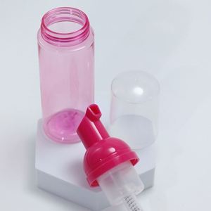 30ml 50ml Empty Facial Foaming Pink God Plastic Lash Shampoo <b>Bottles</b> Eyelash Extension Soap Foam Pump Cleanser Set Foam <b>Bottle</b> - Product Image 3