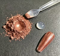 Poudre de Pigment d'Aluminium Rouge Brique Scintillant Métallique 9D GuanZun 5-100 Microns pour Vernis à Ongles Gel Salon DIY Manucure