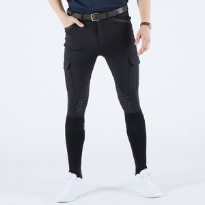 Jodhpurs de haute qualité pour l'équitation culottes équestres poches cargo poignée en silicone poches cargo poignée en silicone équitation Jodhpurs - Product Image 1