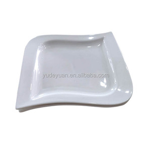Su misura a buon mercato gres porcellana bianca 2pcs all'ingrosso <span class=keywords><strong>piatti</strong></span> della cena <span class=keywords><strong>set</strong></span> - Product Image 6
