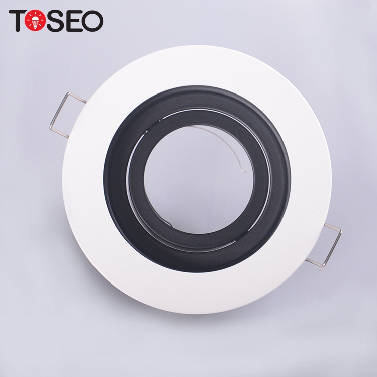 GU10 Anti Glare Downlights Fixtures White 90mm Cut Out Downlights