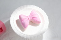 Adorable ensemble de moules à nœud papillon en silicone-Moule à dessert et décoration de gâteau 3D pour la cuisson